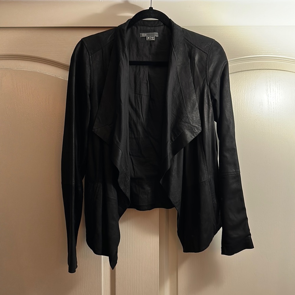 VINCE 100% LEATHER JACKET